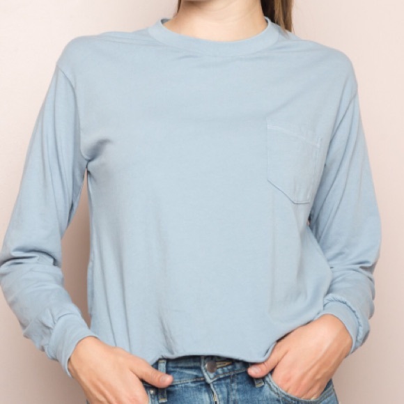 Brandy Melville Alisha top in blue🌊 - Picture 1 of 4